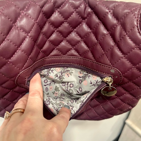 Alyssa Shoulder Bag Crossbody Plum - Picture 9 of 10